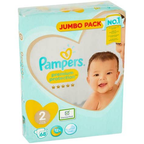 Pampers Premium Protection Size2 68 Pack Woolworths