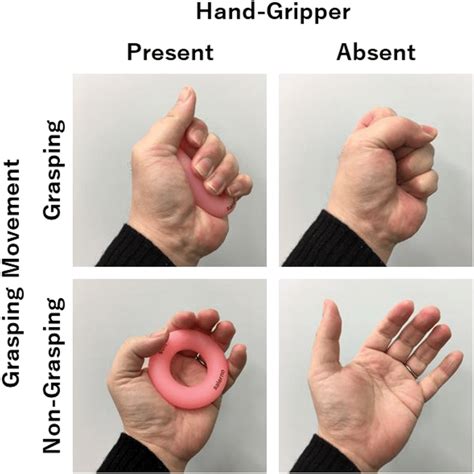 Participants Task For Each Of The Four Hand Movement Conditions