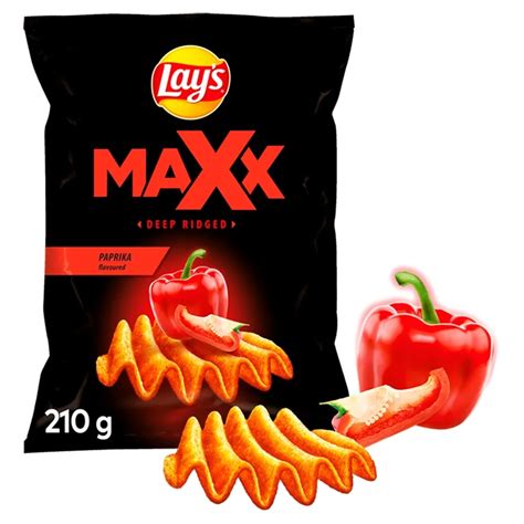 Lays Maxx Chipsy Ziemniaczane O Smaku Papryki 210 G Zakupy Online Z