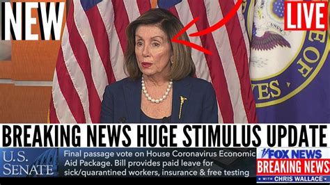 Second Stimulus Check Update September 8th Congress Gives Huge Update On New Second Stimulus