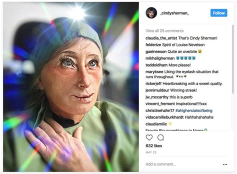 Cindy Sherman Takes Selfies As Only She Could On Instagram The New