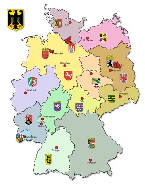 Land, hauptstadt, fläche, einwohner und. Bundesländer und Hauptstädte - Geographie Deutschlands