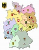Bundesländer und Hauptstädte - Geographie Deutschlands
