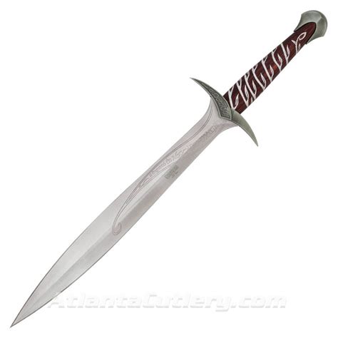 Lord Of The Rings Hobbit Sting Sword Of Frodo Baggins With Wall Plaque