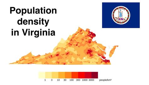 Population Density In Virginia Maps On The Web