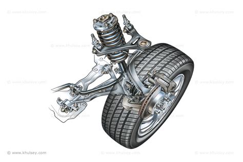 Car Suspension Stock Illustrations