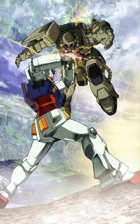 Rx 78 2 Vs Zaku Ii Gundam Gundam Wallpapers Mobile Suit Gundam Wing
