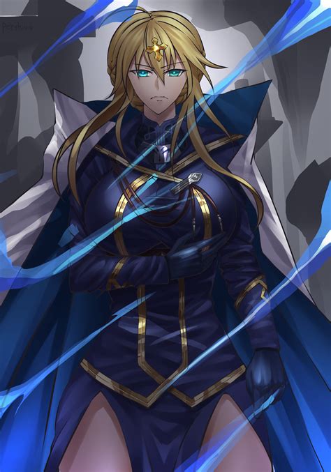 Lancer Artoria Artist Pershiva Arturia Pendragon Fate Anime