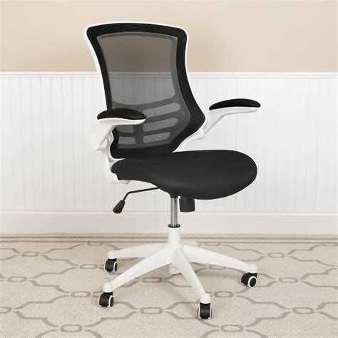 Flash Furniture Mid Back Black Mesh Swivel Ergonomic Task Office Chair