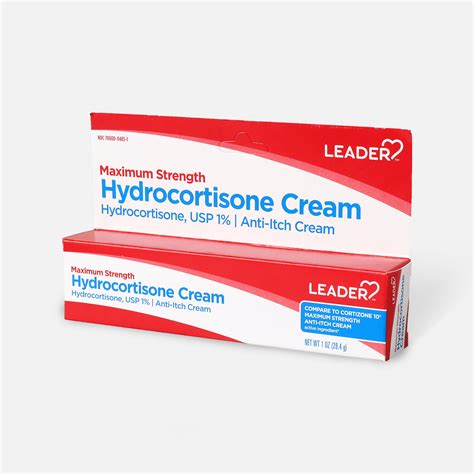 Leader Hydrocortisone 1 Cream 1 Oz