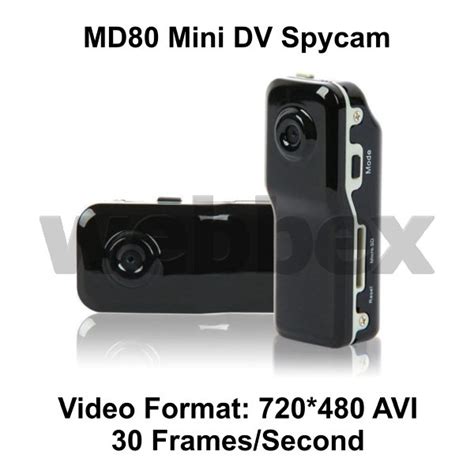 MD80 MINI DV POCKET SPY CAMERA Webbex Mini DV Cameras