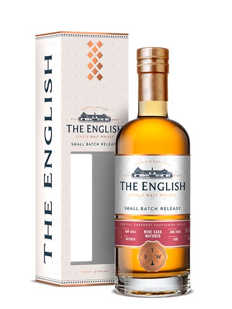 The English Whisky Co Small Batch Wine Cask Matured Single Malt Whisky