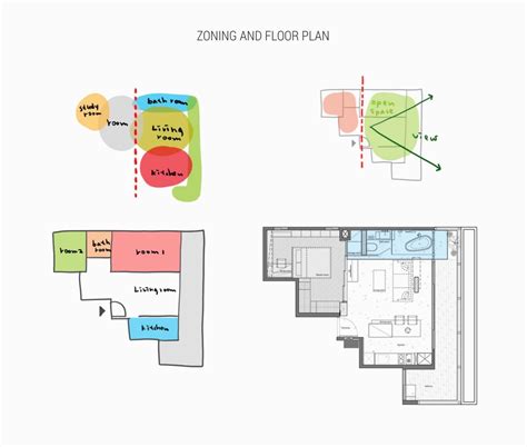 A = l · w. True Open Plan Apartment Under 50 Square Meters(500 Square ...