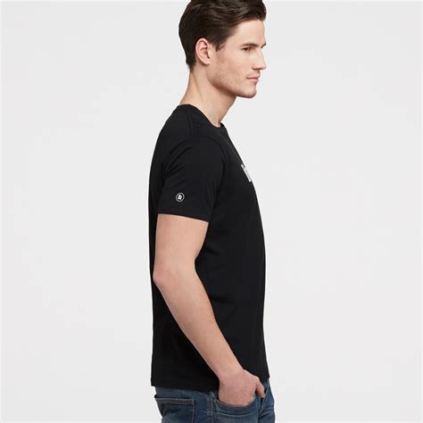 Mens Black T Shirts Mens Littlebit Logo Crew Neck Tee Littlebit