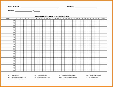Free Printable Employee Attendance Calendars In 2020 Excel Calendar