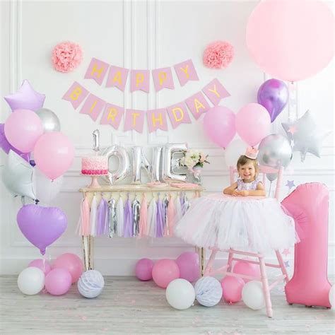 the cutest first birthday girl decorations her 1st bday party etsy girl birthday decorations