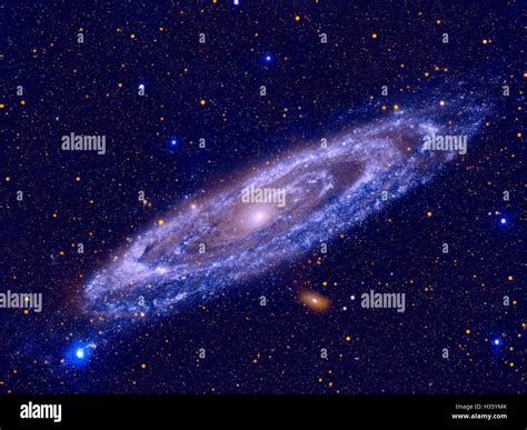 The Andromeda Galaxy Is A Nearest Spiral Galaxy To The Milky Way Stock