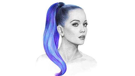 Katy Perry Portrait Drawing Step By Step By Oksana Kolesnyk Youtube