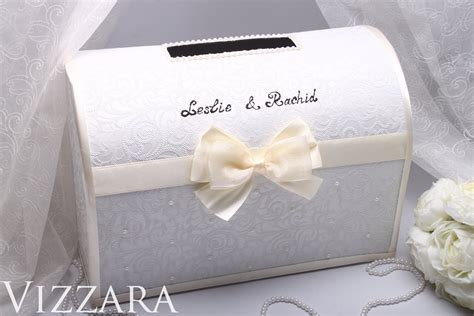 Wedding Money Box White Wedding Card Box Wedding Card Holder Etsy