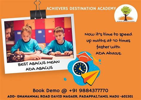 Achievers Destination Academy Abacus Classes Now In David Nagar
