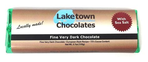 Fine Very Dark Chocolate Chunky Gourmet Bar With Sea Salt Bar10380