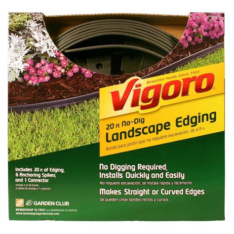 We did not find results for: Vigoro 20 ft. No-Dig Landscape Edging Kit-3001-20HD - The ...