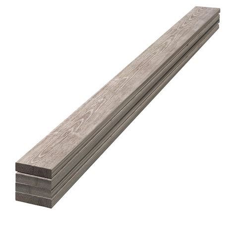 Ufp Edge 1 In X 4 In X 8 Ft Barn Wood Gray Pine Trim Board 4 Pack