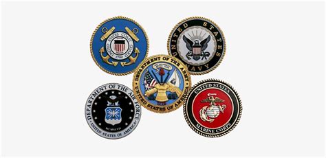 Us Military Branches Insignias Png Image Transparent Png Free