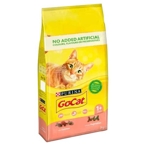 This page contains affiliate links. Purina Go-Cat Adult Dry Cat Food (Salmon, Vegetables) for ...