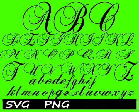 Cursive Calligraphy Free Font SVG