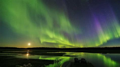 Northern Lights Aurora Borealisliz Lakepaint Lake