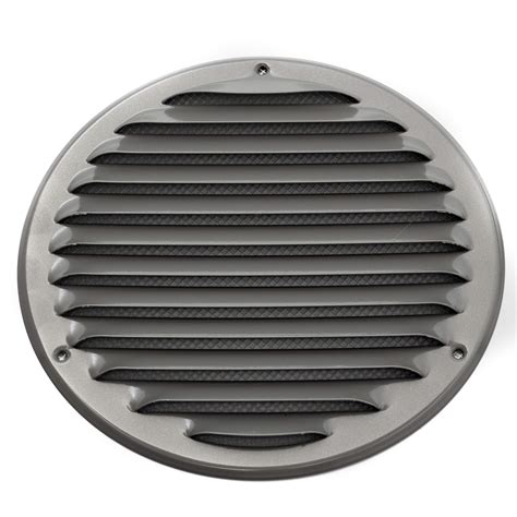 Buy Vent Systems 8 Gray Soffit Vent Cover Round Air Vent Louver