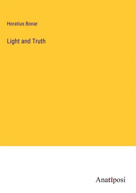 Light And Truth Horatius Bonar Buch Jpc