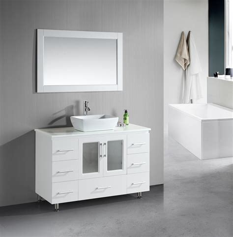 Small Bathroom Vanities With Vessel Sinks To Create Cool And Stylish Vibes For Your Tiny Bath
