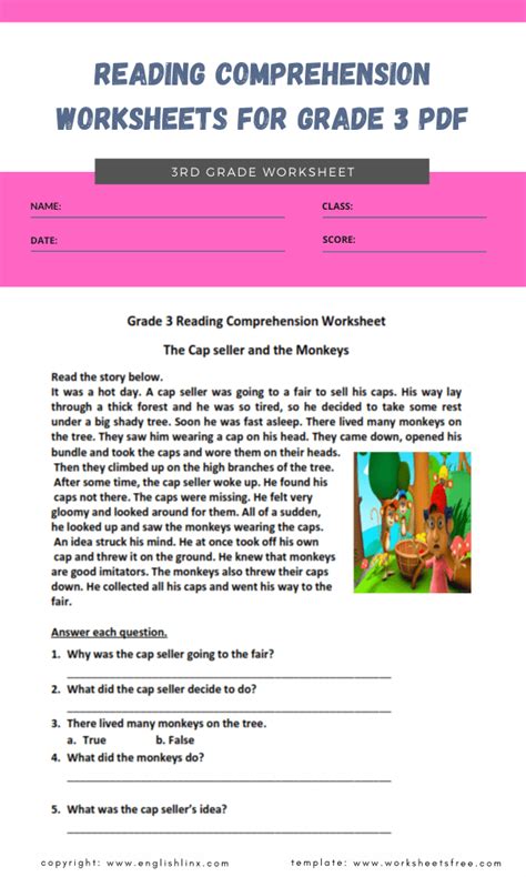 Filipino Reading Comprehension Worksheets For Grade 3 Pdf Free Cleo