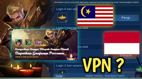 Aplikasi yang akan kita gunakan adalah aplikasi open vpn yang merupakan aplikasi yang. VPN? EVENT SKIN GRATIS MALAYSIA TERNYATA JUGA ADA DI ...