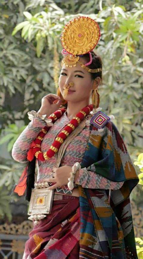 Newar Rajput Girl Of Nepal Nepal Clothing Traditional Outfits