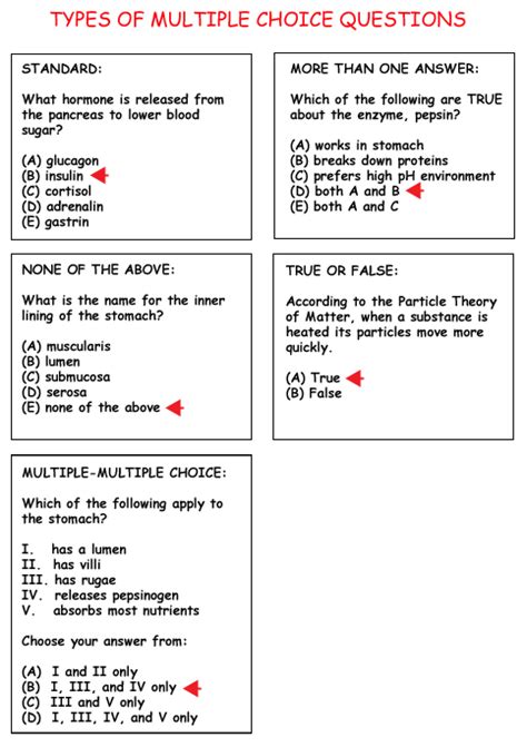 The first round features general multiple choice trivia questions. Types of Multiple Choice Questions