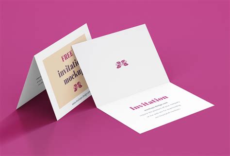 Maybe you would like to learn more about one of these? Free A7 Bi-Fold Greeting / Invitation Card Mockup PSD Set - Good Mockups