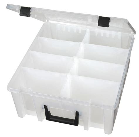 Flambeau Adjustable Compartment Box 14 18 In X 6 14 In Clear 8