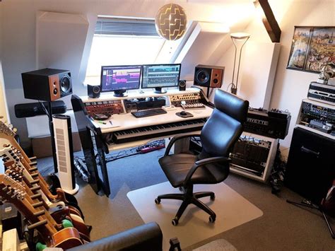 My productivity desk setup for music and video. Music Production Desk | Gallery| The desk you deserve-StudioDesk| Koper | Music desk, Home ...