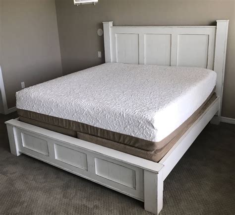 The Groveland Low Profile Bed Frame Etsy White Bed Frame Wood Bed