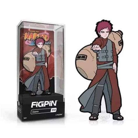 Naruto Shippuden Gaara Figpin Enamel Pin Loudpig Anime