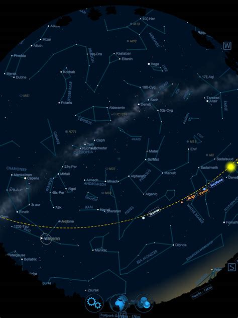Interactive Star Map Northern Hemisphere Oconto County Plat Map