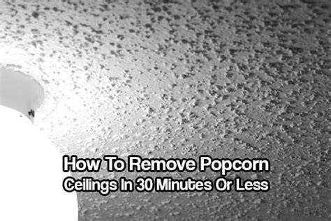 It is, as you can. How To Remove Popcorn Ceilings In 30 Minutes Or Less ...