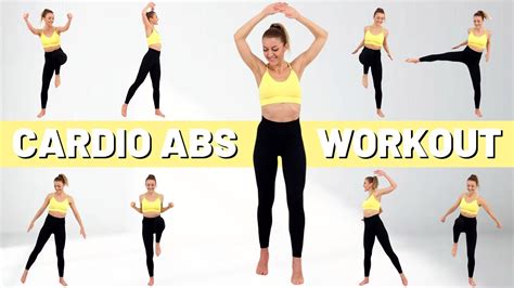 Min STANDING ABS CARDIO For Ab Lines Small Waist Flat BellyKNEE FRIENDLYNO JUMPING