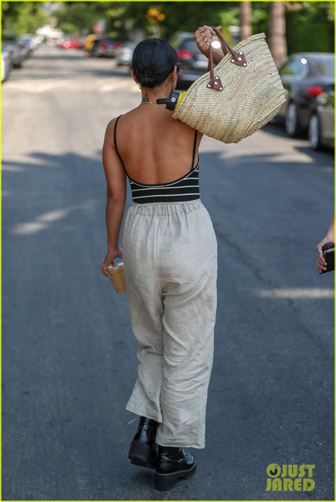 Vanessa Hudgens Dons Keyhole Tank For Lunch Outing In La Photo Vanessa Hudgens