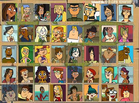 My Total Drama Top 40 Characters By Adam87dc On Deviantart