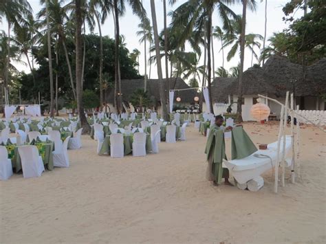 Vorbereitungen Zum Tollen Diamonds Mapenzi Beach Pwani Mchangani