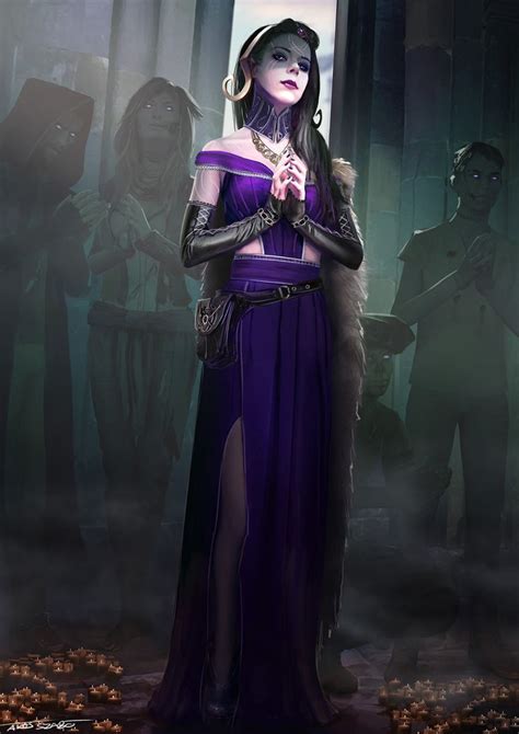 Artstation Magic The Gathering Liliana Cult Leader Akos Szabo